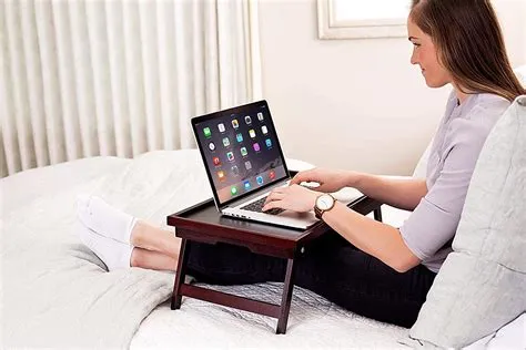 Is it ok to use laptop on bed
