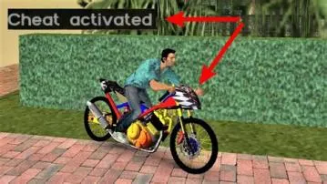 What is the cheat for bike in gta vice city?