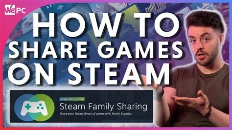 How to share a game on steam
