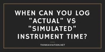 Can you log simulated instrument time in a simulator?