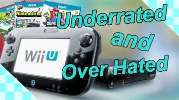 Why was the wii u hated so much?