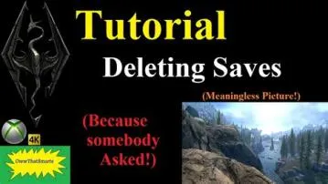 How do i delete skyrim special edition saves on pc?