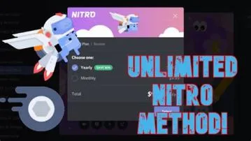 How much is unlimited discord nitro?