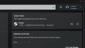 How do i sync my geforce now library to steam?
