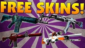 Can you get free skins in csgo?