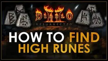 Where to find diablo 2 runes?
