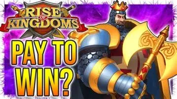 Is rise of kingdoms a pay to win game?