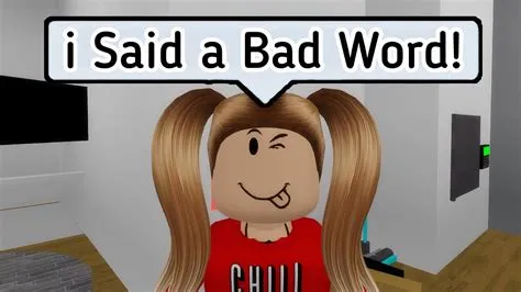 What is the inappropriate word in roblox
