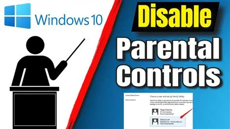 Is it possible to turn off parental controls