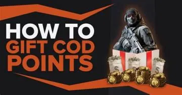 Can you gift cod points?