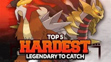 Which legendary pokemon is the hardest to catch fire red?