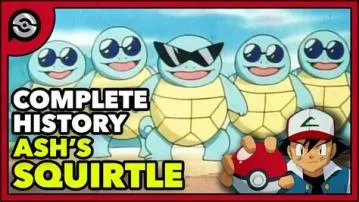 Did ash leave his squirtle?