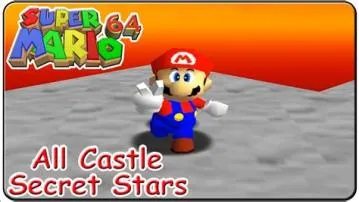 Where is the secret star in mario 64?
