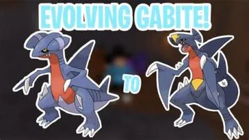 Why isn t gabite evolving?