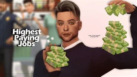 What is the highest paying job in sims 4 ps4