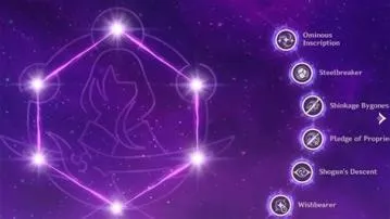 What does raiden shogun constellation mean?