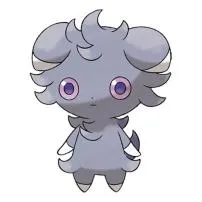 What is the grey pokémon with purple eye?