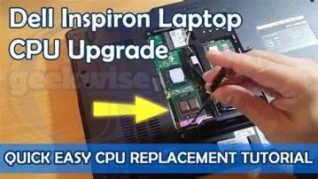 Can laptop cpu be replaced?