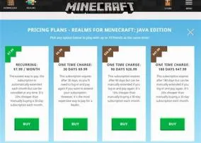 How much does minecraft realm cost?