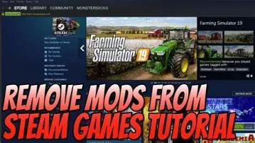 What happens if i uninstall a game with mods?