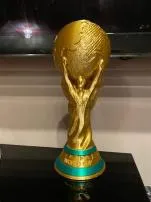 What is the world cup trophy made of?