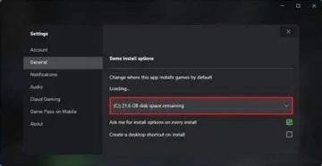 Can you change where a game is installed?