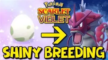 Can you breed a shiny starter pokemon violet?