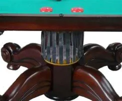 Does a bumper pool table have pockets?