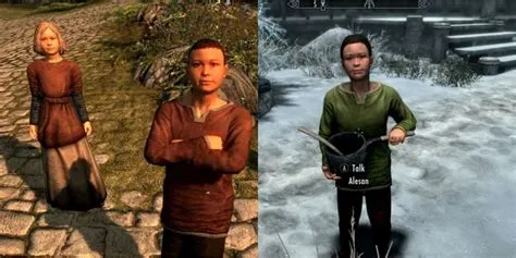 Can your kids go missing in skyrim