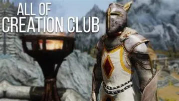 Does creation club count as mods in skyrim?