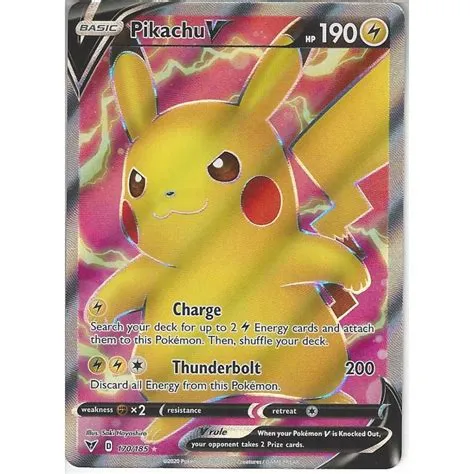 Is pikachu trading card rare