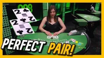 Is perfect pair blackjack real?