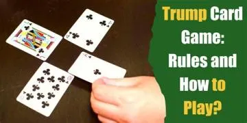 What is trump card game called?