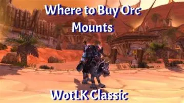 Where to buy mounts in orgrimmar classic?