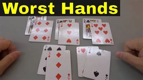 What is the best hand worst hand in poker