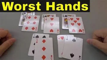 What is the best hand worst hand in poker?