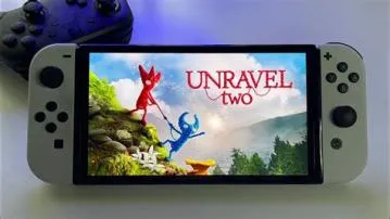 Can you play unravel 2 with 2 controllers switch?