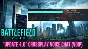 Can you cross chat battlefield 2042?