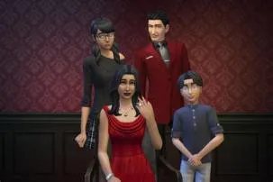 Who is the goth family in sims 4?