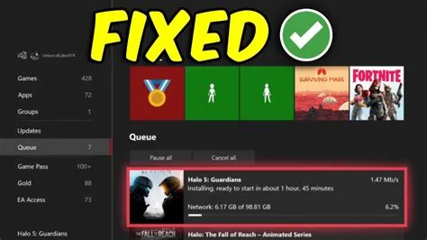 Why does installation stop on xbox series s