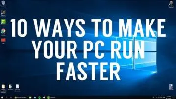 Does windows 7 run faster than 10?