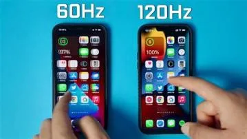 Is iphone 14 120hz?