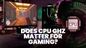 Does cpu ghz matter for gaming?