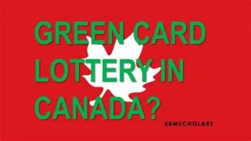 Why can t canadians apply for green card lottery?