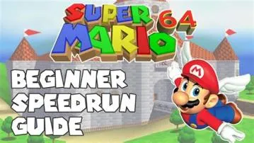 What is the top speed run for mario 64?
