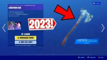 How many times has leviathan axe been in shop?