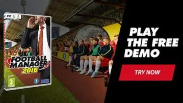 How long can you play the football manager demo?