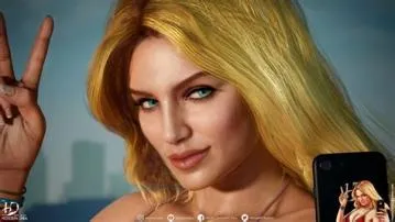 Who is the girl model on gta cover?