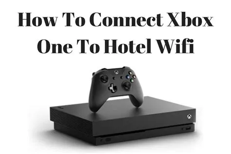 How do i connect my xbox to hotel wired internet