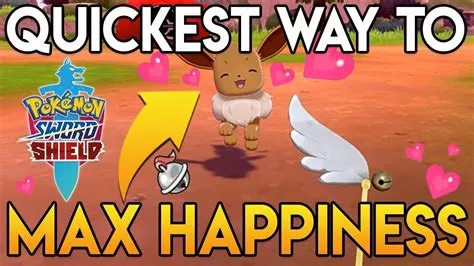 Does walking around increase pokémon happiness